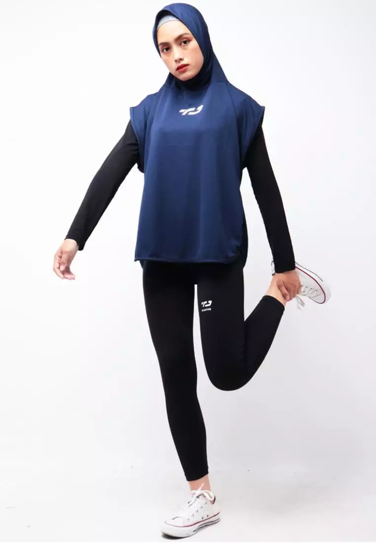 Td Active LSA04 Hbs Hijab Sport Outer Senam Hoodie