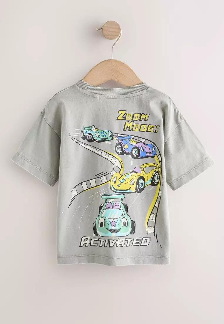 Short Sleeve Back Print T-Shirt