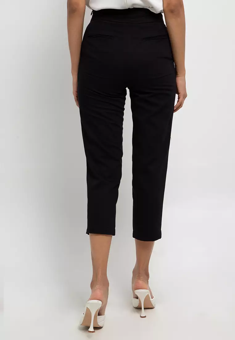 Petite Formal Crop Pants