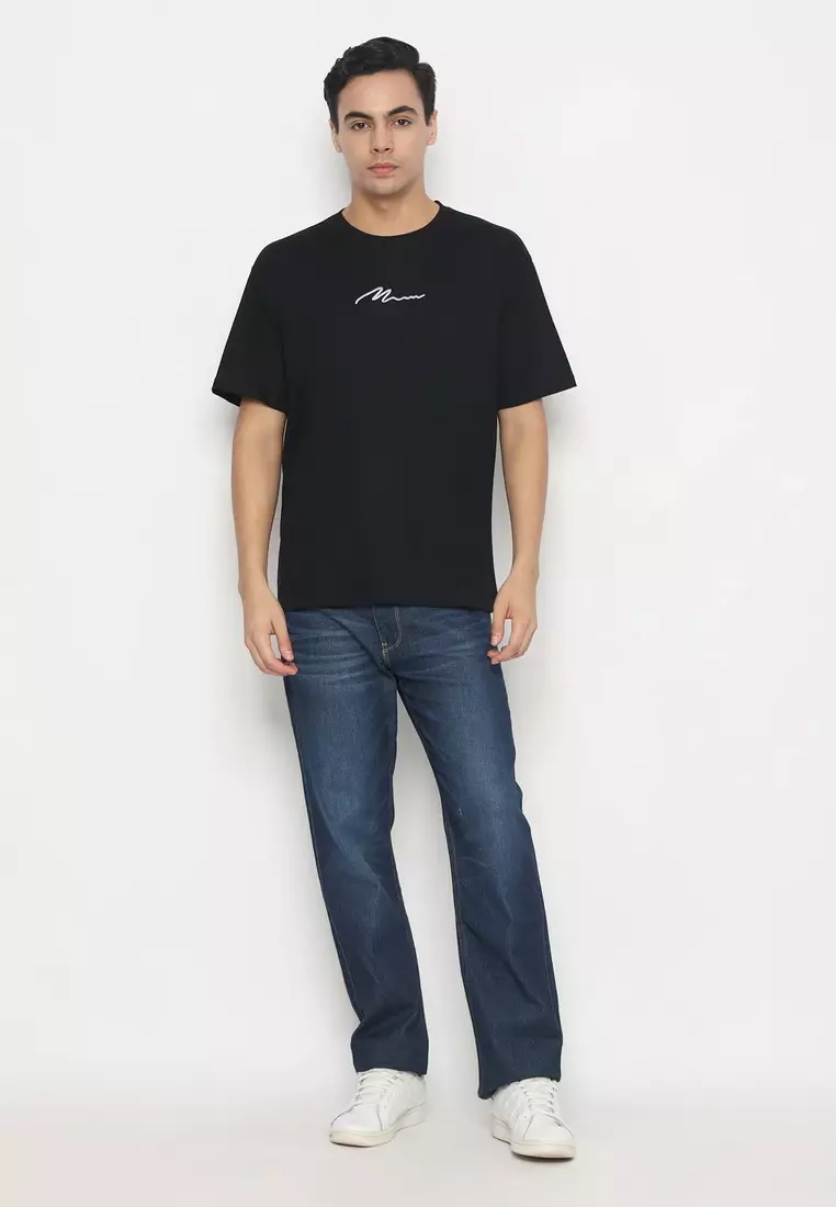 NX T-Shirt Cotton Combed Tebal Pria 207370391