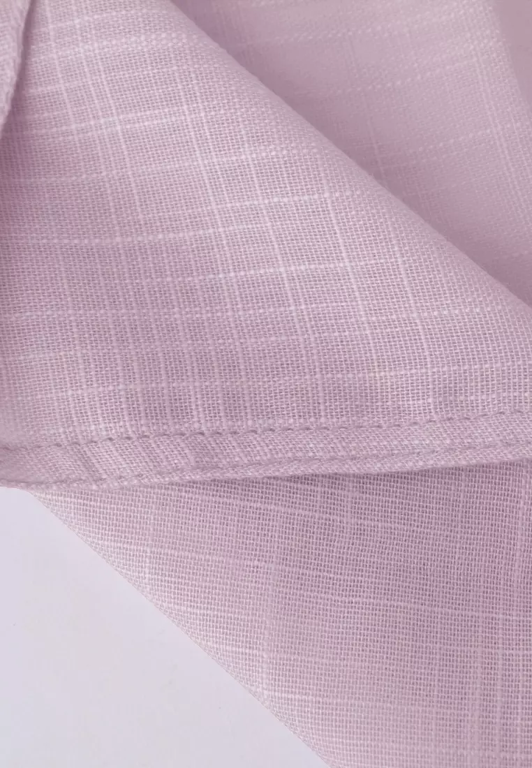 Cotton Bee - Nakeya Shawl | Hijab Pashmina | Viscose Linen - Soft Purple