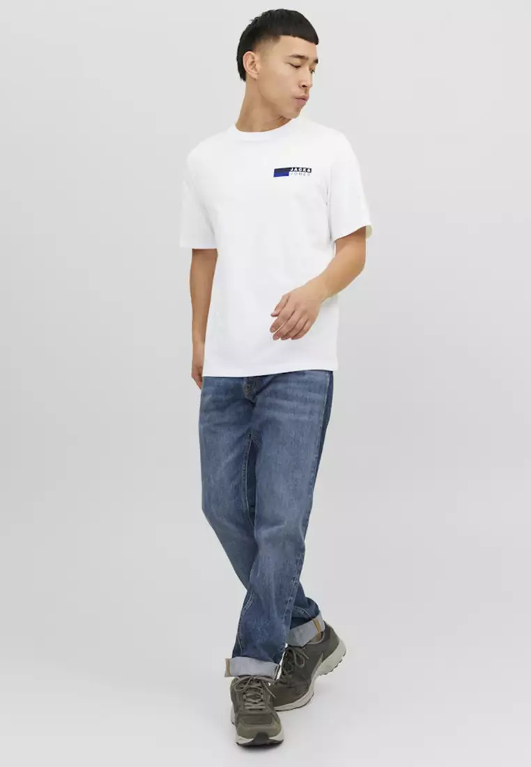 Short Sleeve Crew Neck Logo Tee