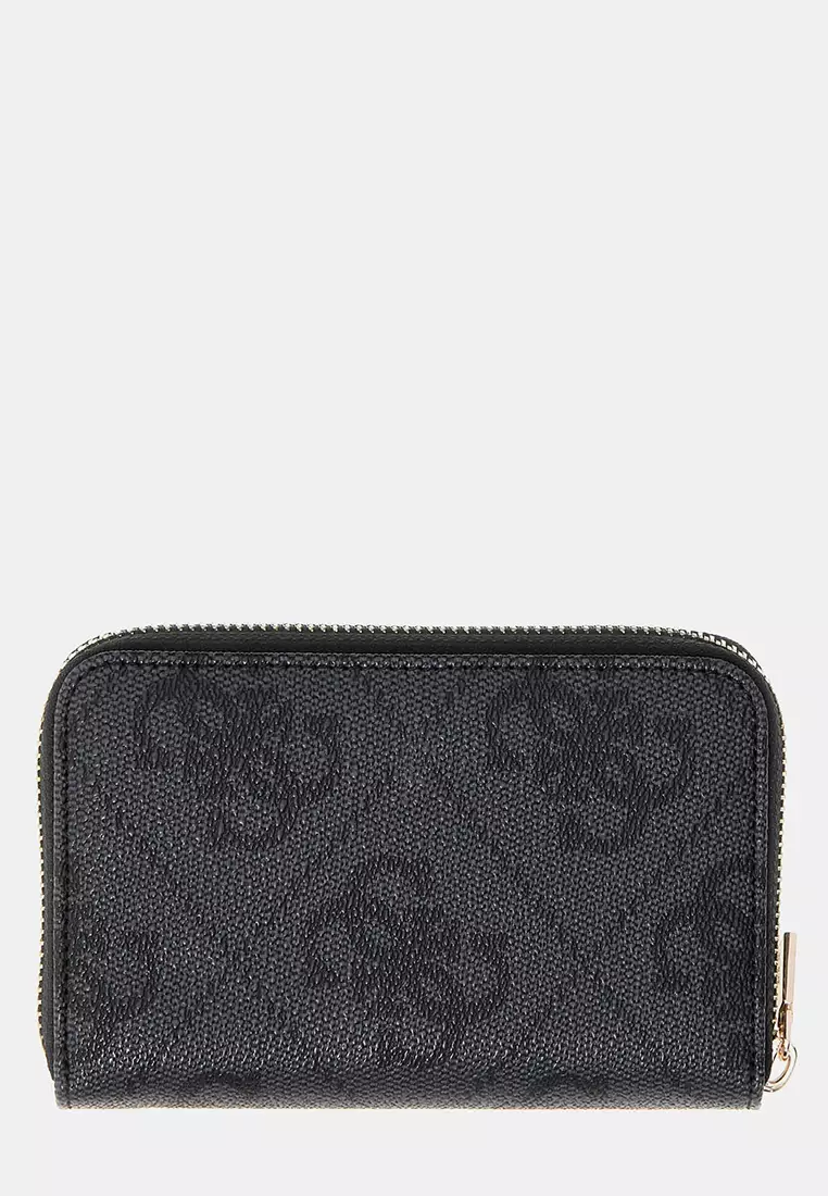 Janie Logo Medium Zip Around Purse