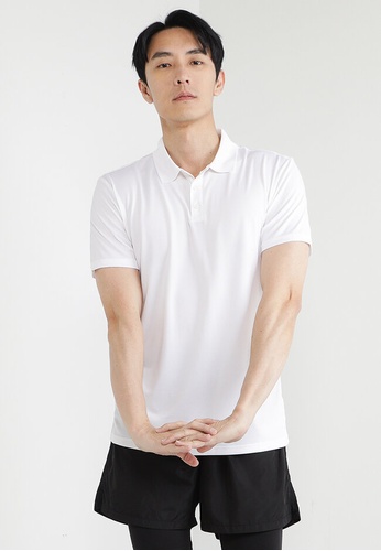 Old Navy white Uniform Core Polo Shirt 01F67AAAD59303GS_1