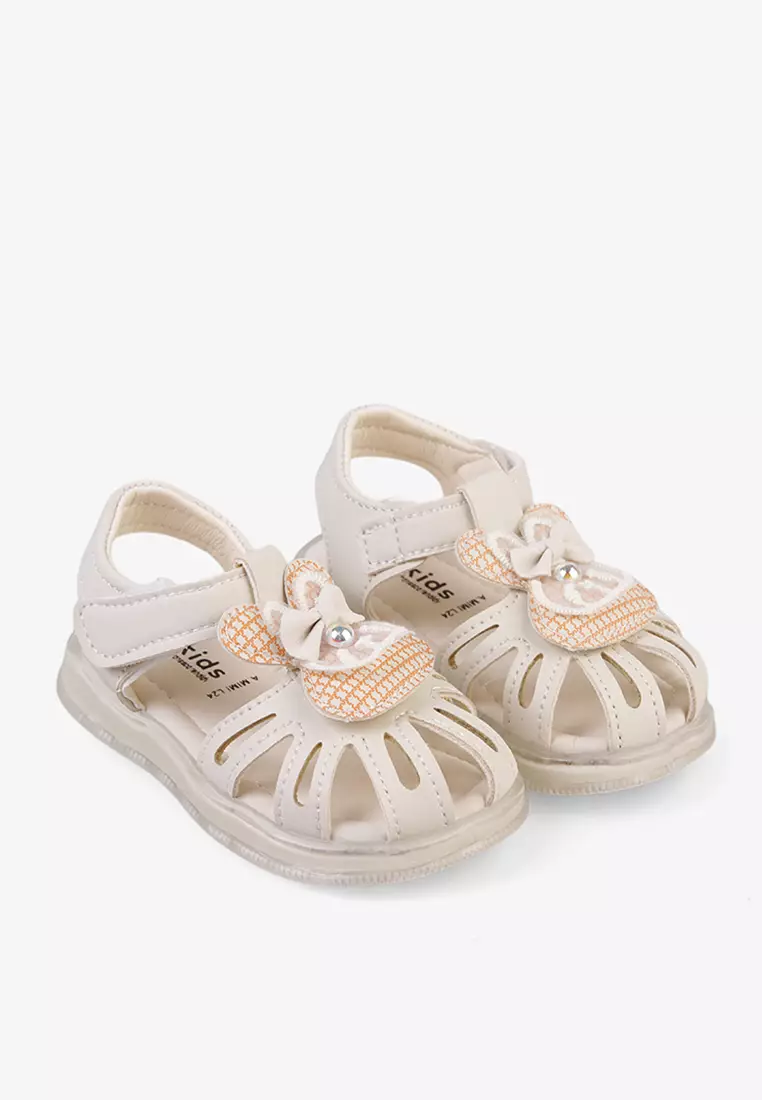 Sepatu Flat Shoes Anak Perempuan Pre Walker prewalker A.Mimi in Cream - Fransisca Renaldy