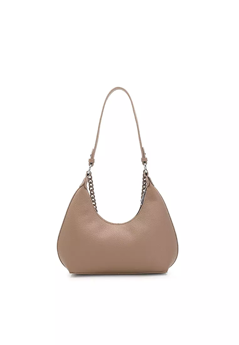 Women's Top Handle Bag / Sling Bag / Crossbody Bag / Shoulder Bag (手拿袋 / 斜孭袋 / 單肩包) - 棕色