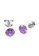 Elfi silver Elfi 925 Genuine Silver Stud Earrings SE-1M (Purple) 269DFACE25B9D0GS_2