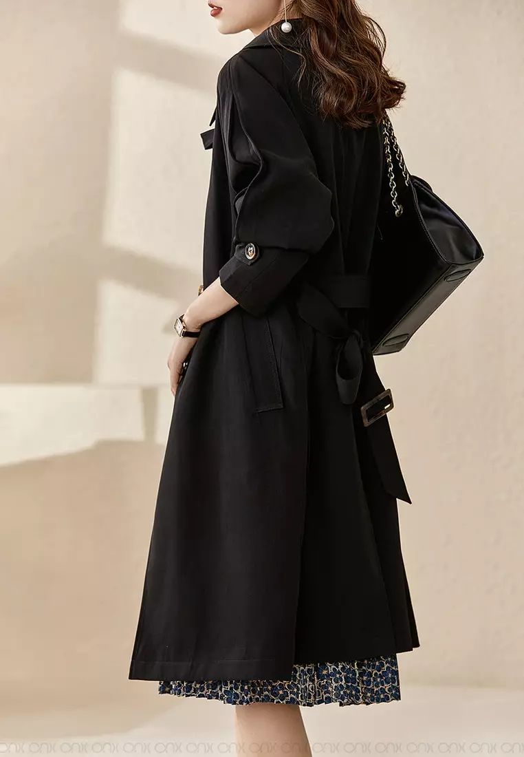 Casual trench on sale coat womens