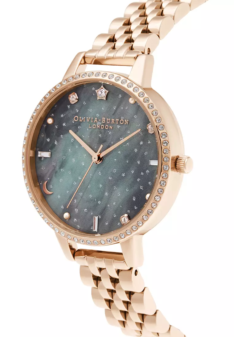 Olivia Burton Olivia Burton Celestial Black Resin Silver Glitter