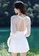 A-IN GIRLS white Elegant Mesh One-Piece Swimsuit 15C50USF7ACB76GS_2