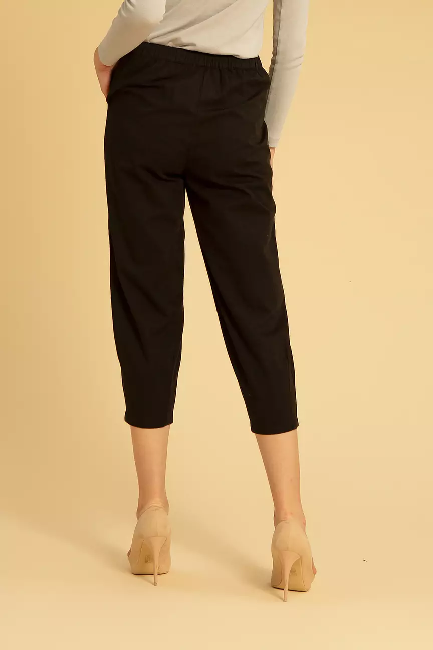 Celana Midi Wanita Ghayda Black