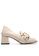 Twenty Eight Shoes beige Pearl Buckles Loafers YLT201-6 0C88BSH4EC225CGS_1