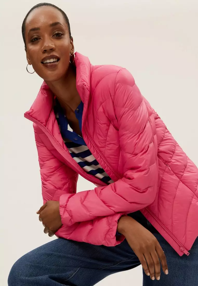 Buy MARKS & SPENCER Feather & Down Packaway Puffer Jacket 2023 Online ...