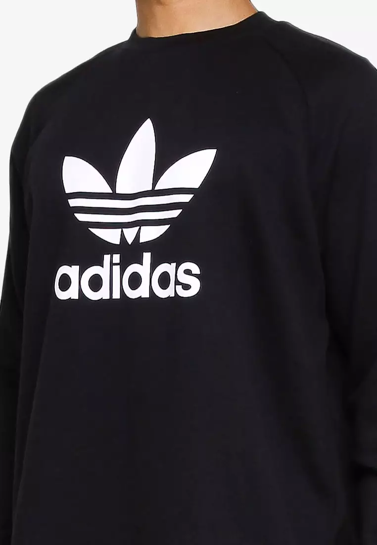Adidas trefoil shop warm up sweatshirt