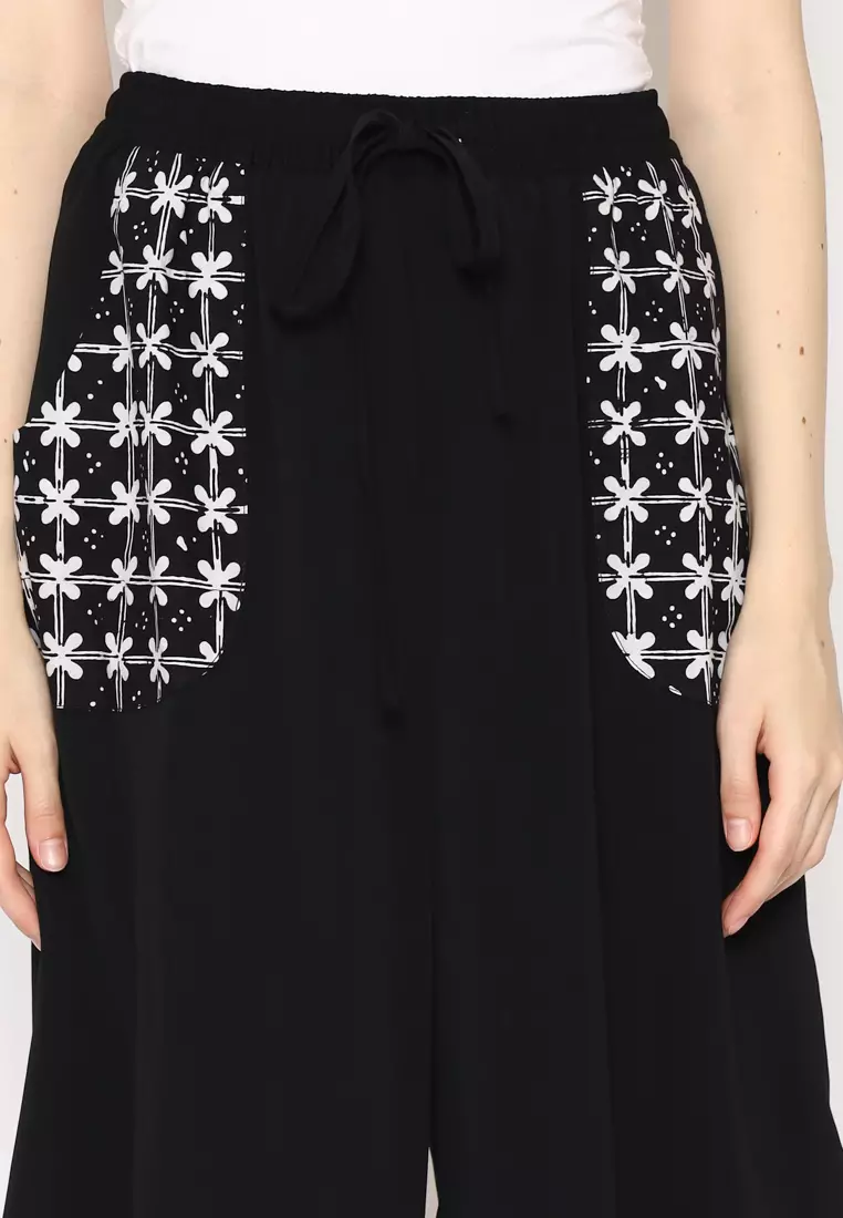 Celana Batik Wanita - Bawahan Batik - Bhatara Batik Delma Pants - Celana Batik Etnik Modern