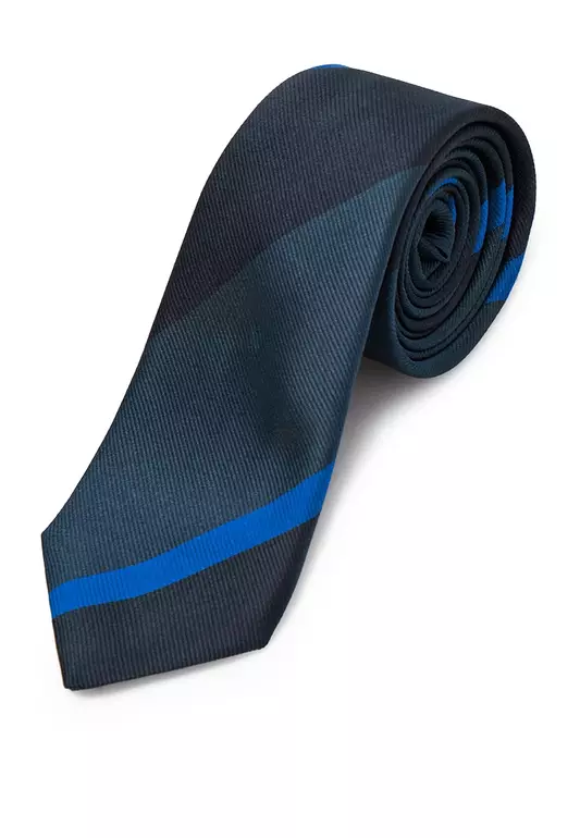 Striped Pure Silk Tie
