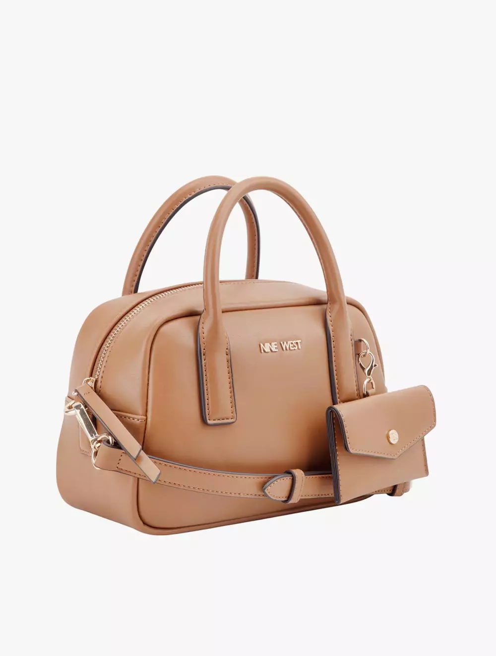 Nine West Becher Mini Satchel Womens Crossbody Bags - Brown
