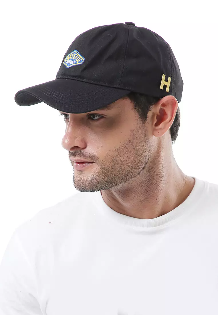 Jahari Aksesoris Fashion Pria Wanita Topi Baseball Kasual Logo Grateful Resizable Strap Material Cotton ORIGINAL - Black