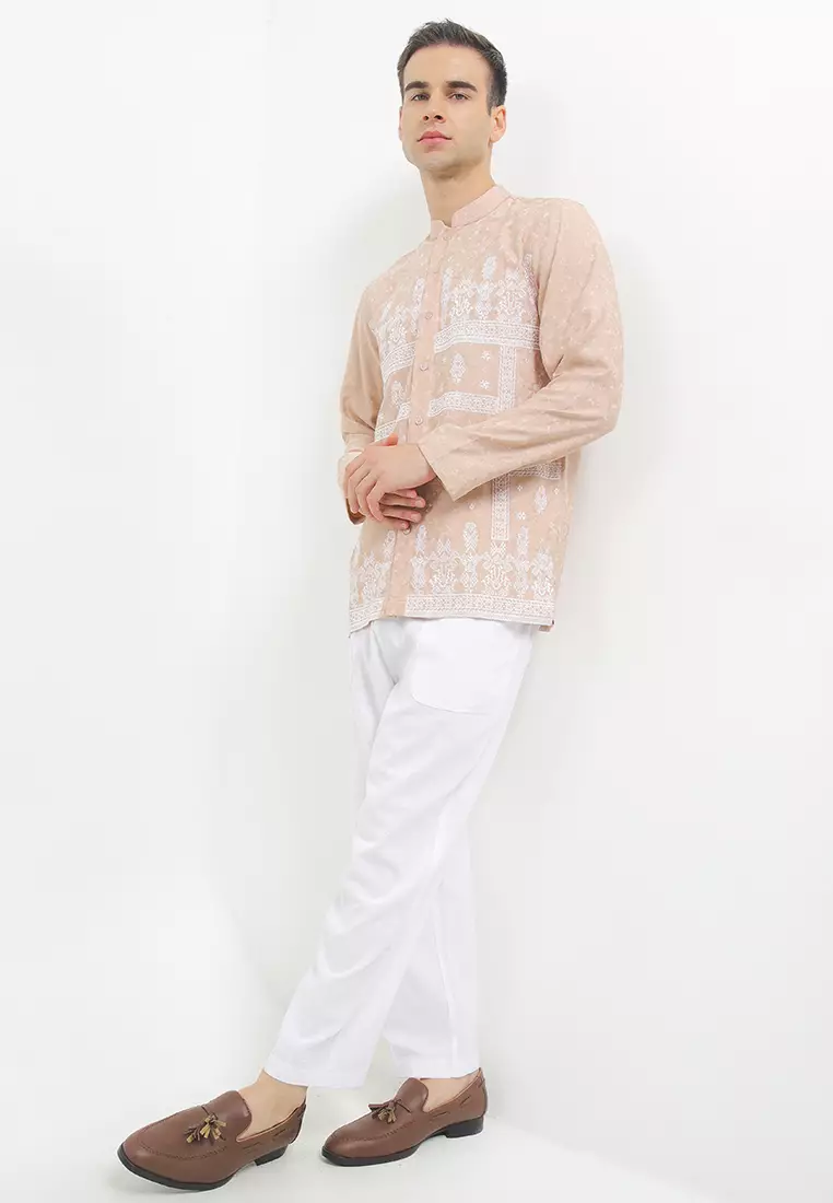 Pale Orpin Ankle Pants
