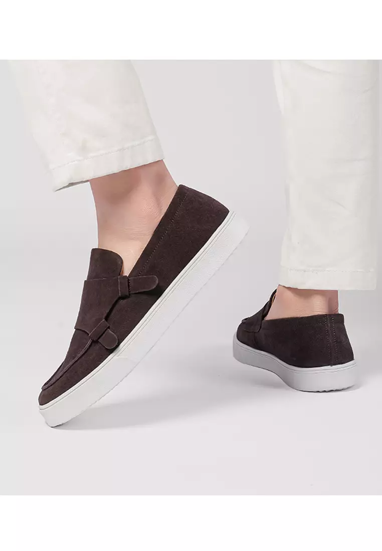 牛反絨孟克式樂福鞋 MK9225-5