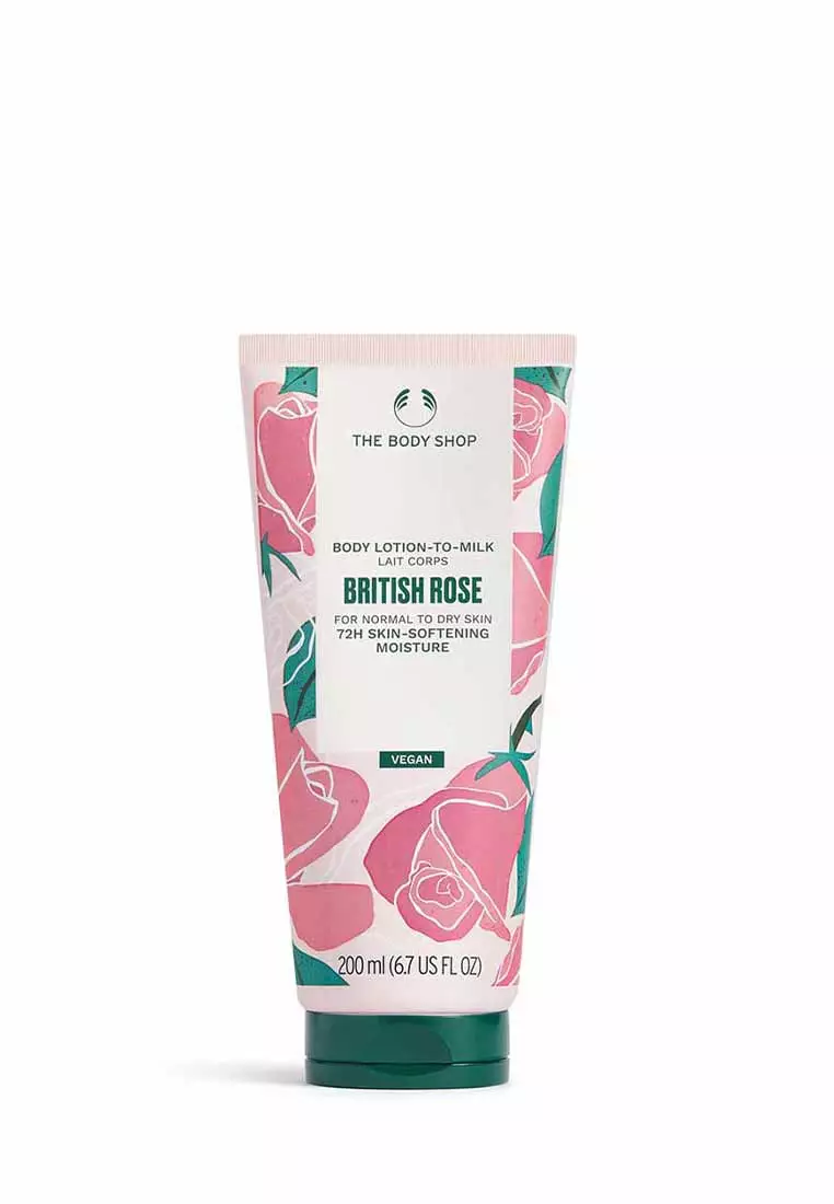 British Rose Lotion-to-Milk