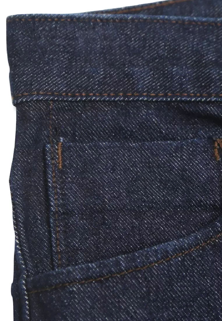 EMBA DENIM - Travis Celana Panjang Denim Pria Regular Fit Non-Stretch  Dark Stone