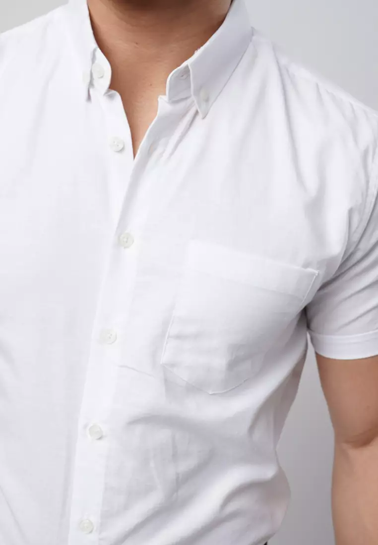 Super White Oxford SS Shirt