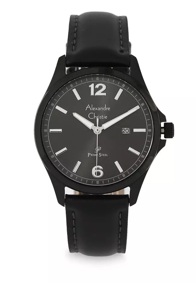 Alexandre christie leather watch discount