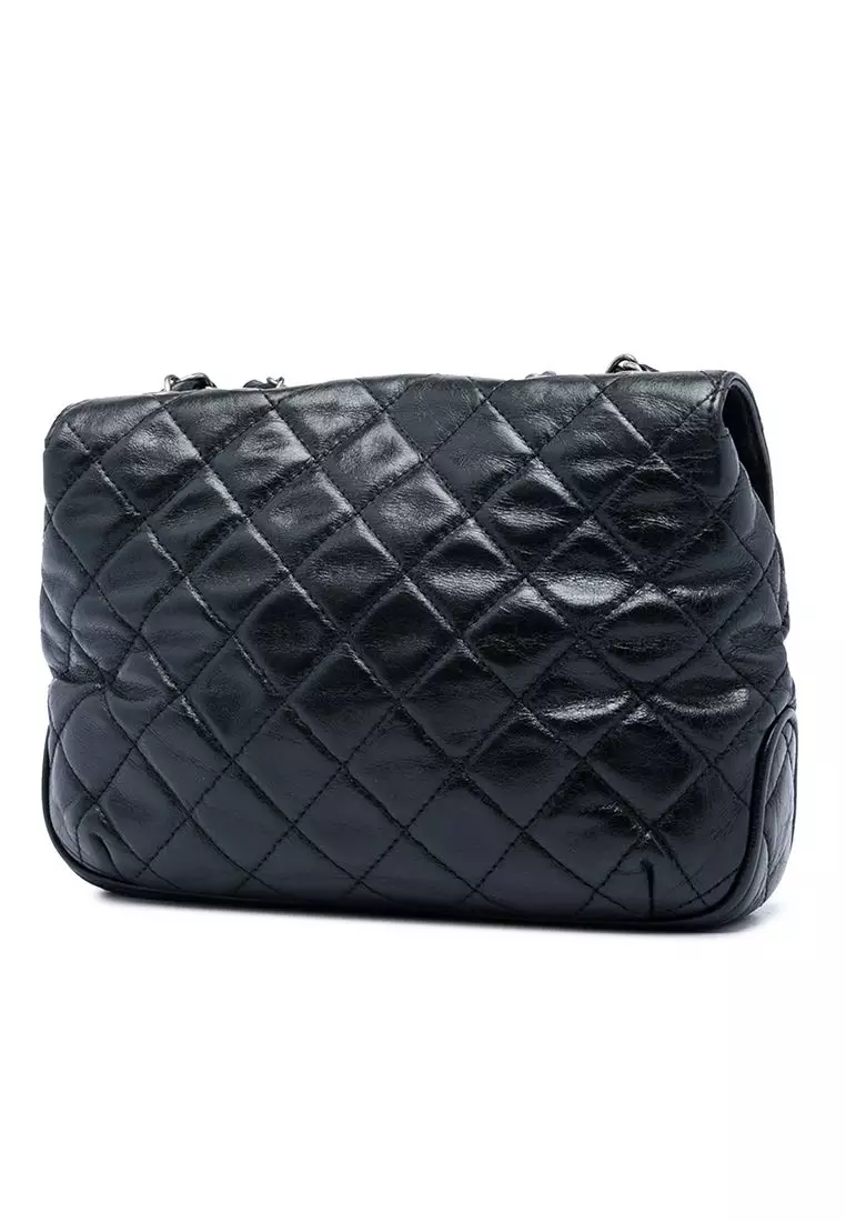 Pre-Loved Chanel Cc Quilted Calfskin Single Flap