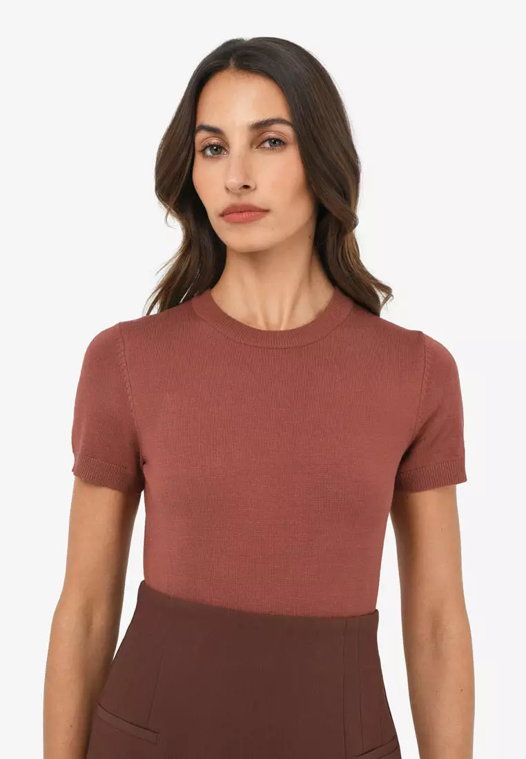 Catherine Short Sleeve Knit