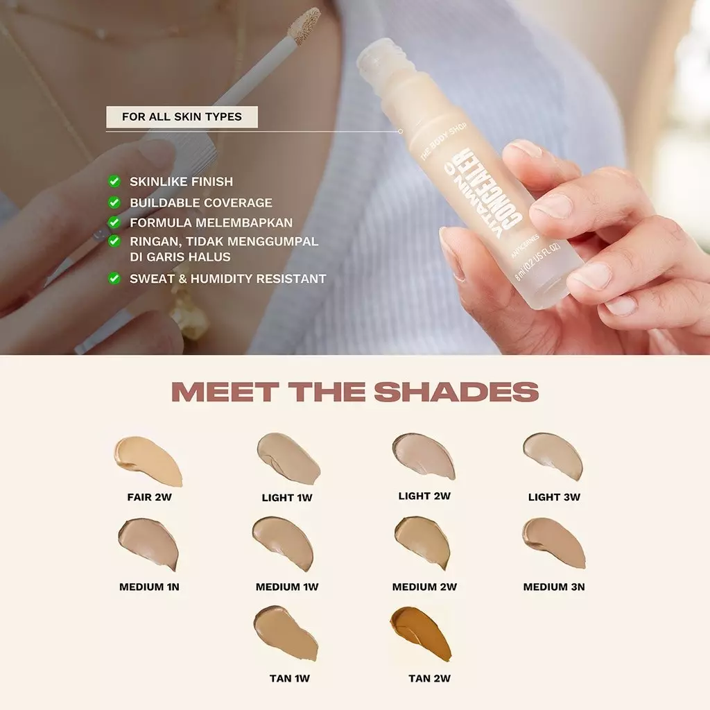 Vitamin C Concealer Medium 1W 8ml