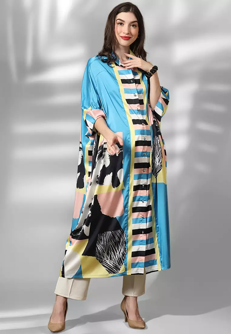 Kanzi Collared Kaftan