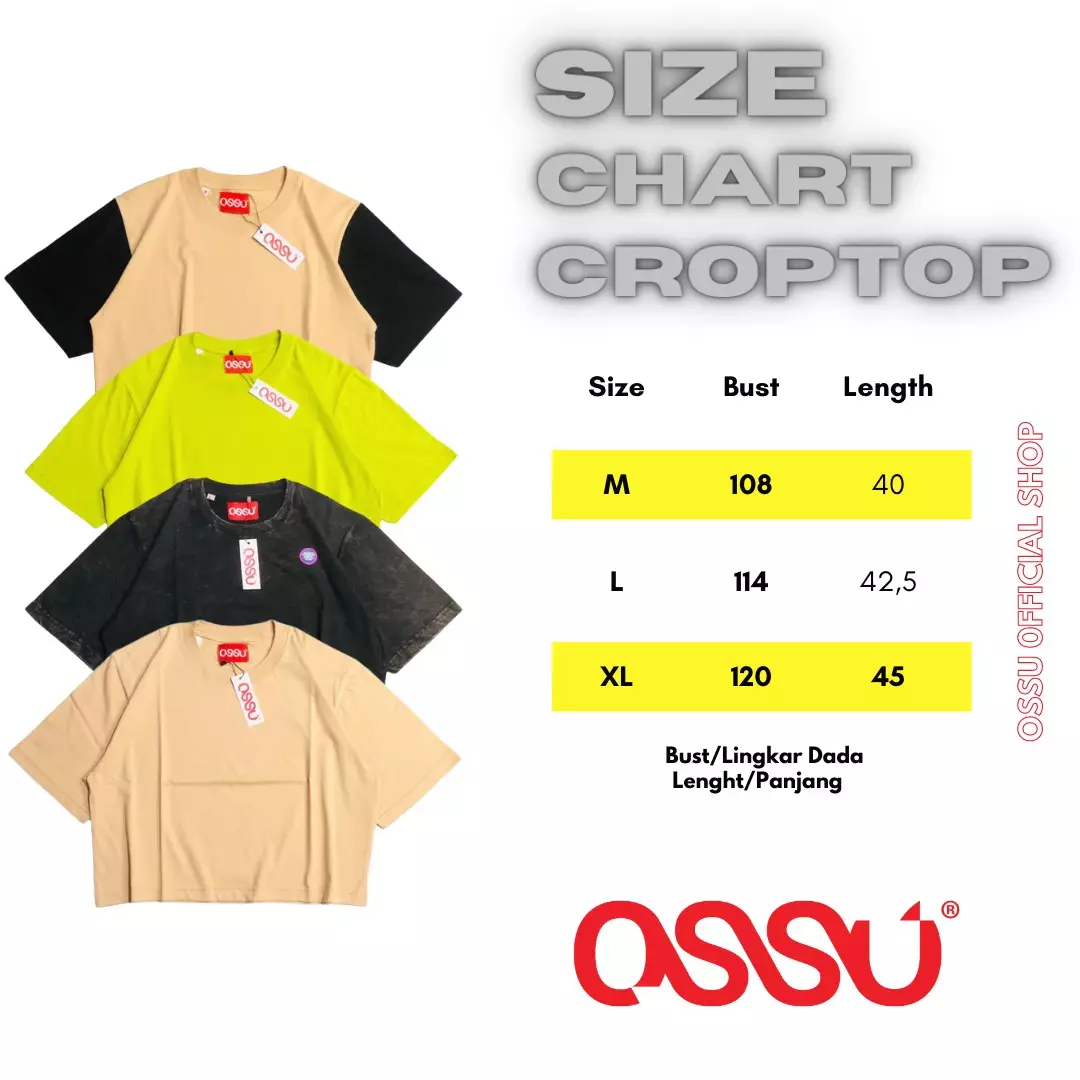 OssuCrop Top DTF Series Banana Combed 24S