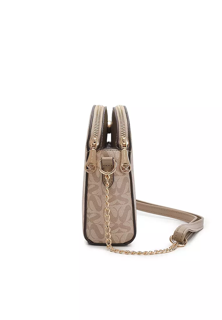 Women's Sling Bag / Crossbody Bag (Tas Selempang Wanita) - Krem