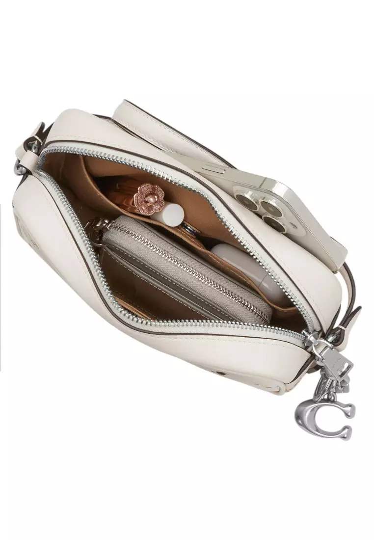 Mini Jamie Camera Bag With Star Print - White/Multi