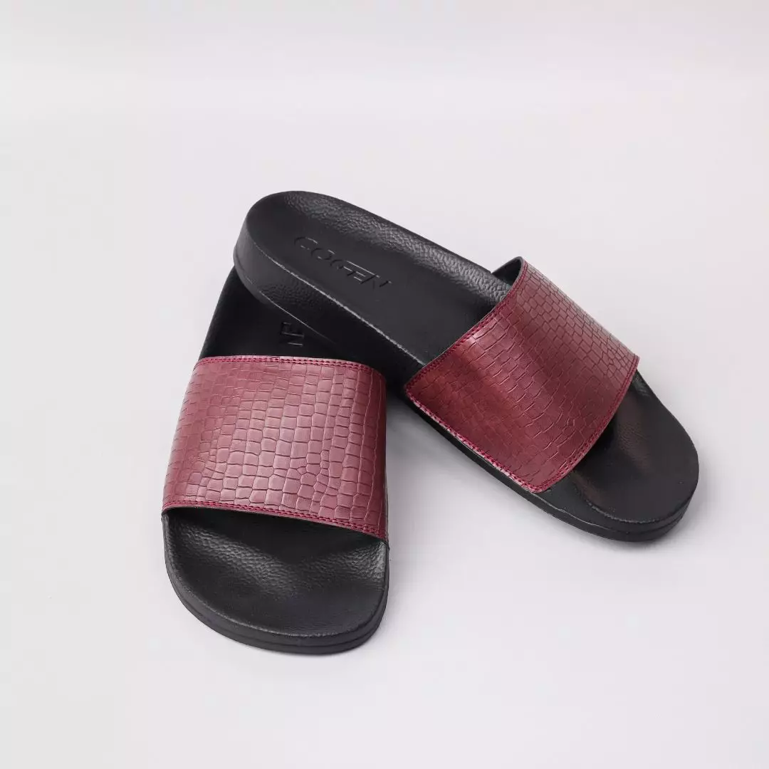 Cogen Sendal Pria Sandal Slip On Selop Croco Series Original