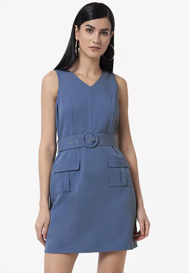 Sasha belted 2025 safari dress