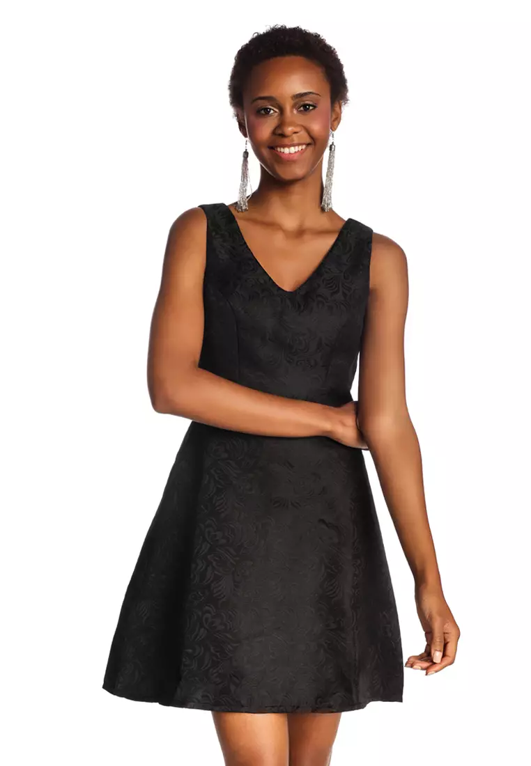 Buy London Rag Black Printed Sleeveless Mini Dress 2024 Online