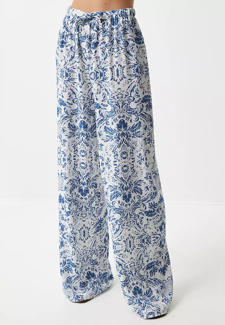 Fluid viscose pants Pants