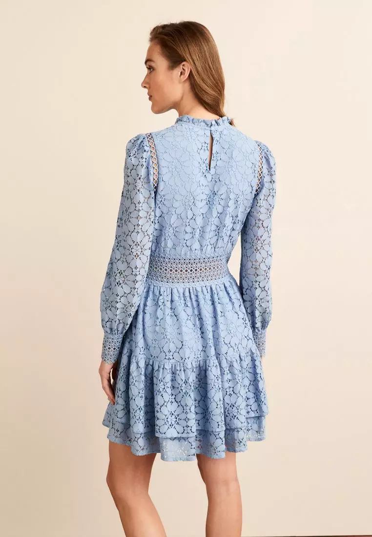 Buy NEXT Long Sleeve Lace Mini Dress Online ZALORA Malaysia