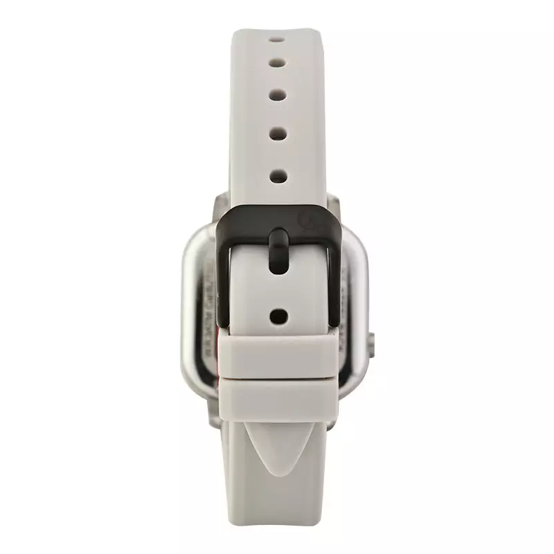 Jam Tangan Wanita Alexandre Christie Digi AC 9392 LH RGRBA Digital Dial Grey Rubber Strap