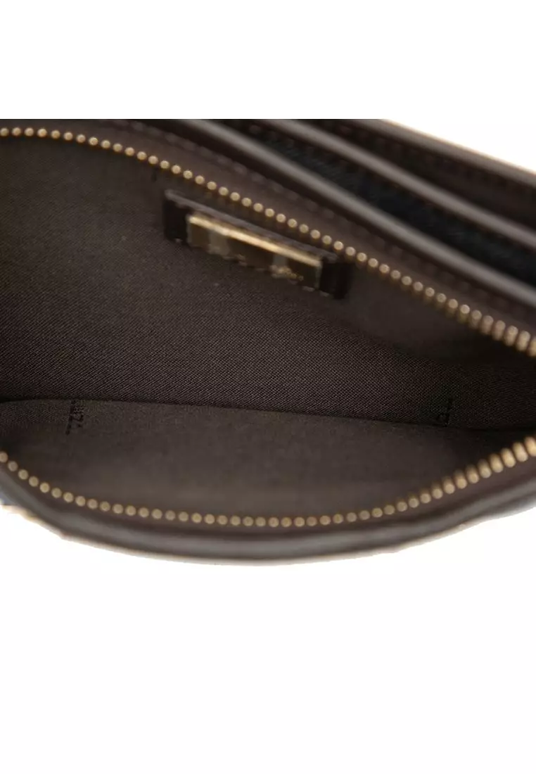 Pre-Loved Fendi Denim Pochette Crossbody