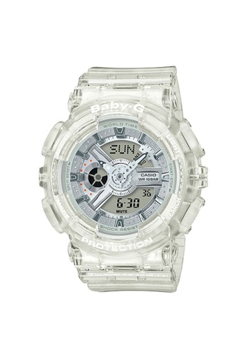 Baby-G white and silver CASIO BABY-G BA-110CR-7A FE566AC2995CB0GS_1