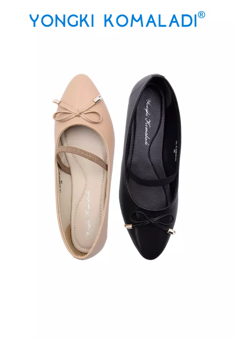 YONGKI KOMALADI MAEVE FLATSHOES OL-EJM835-25 HITAM