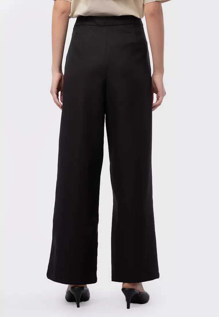 Pleated Wide Leg Pants