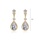 Glamorousky white Fashion and Elegant Plated Gold Water Drop Earrings with Cubic Zirconia 5EAF6ACD582619GS_2