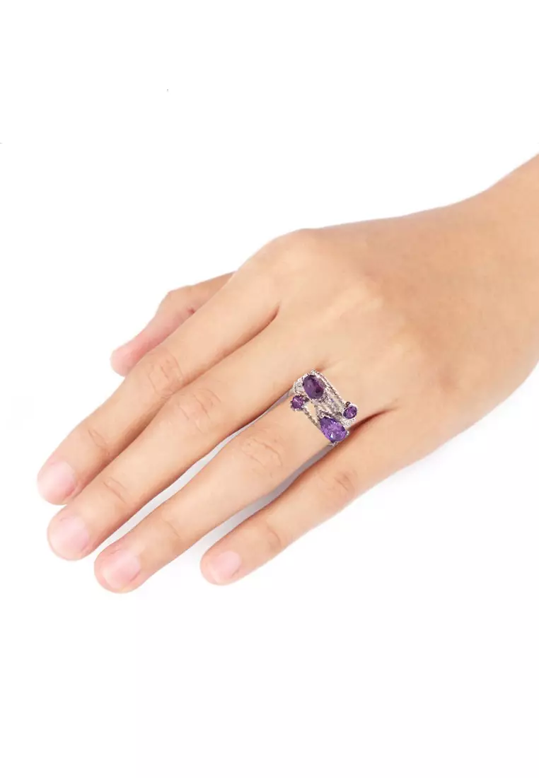 Gemmilious Purple Ring