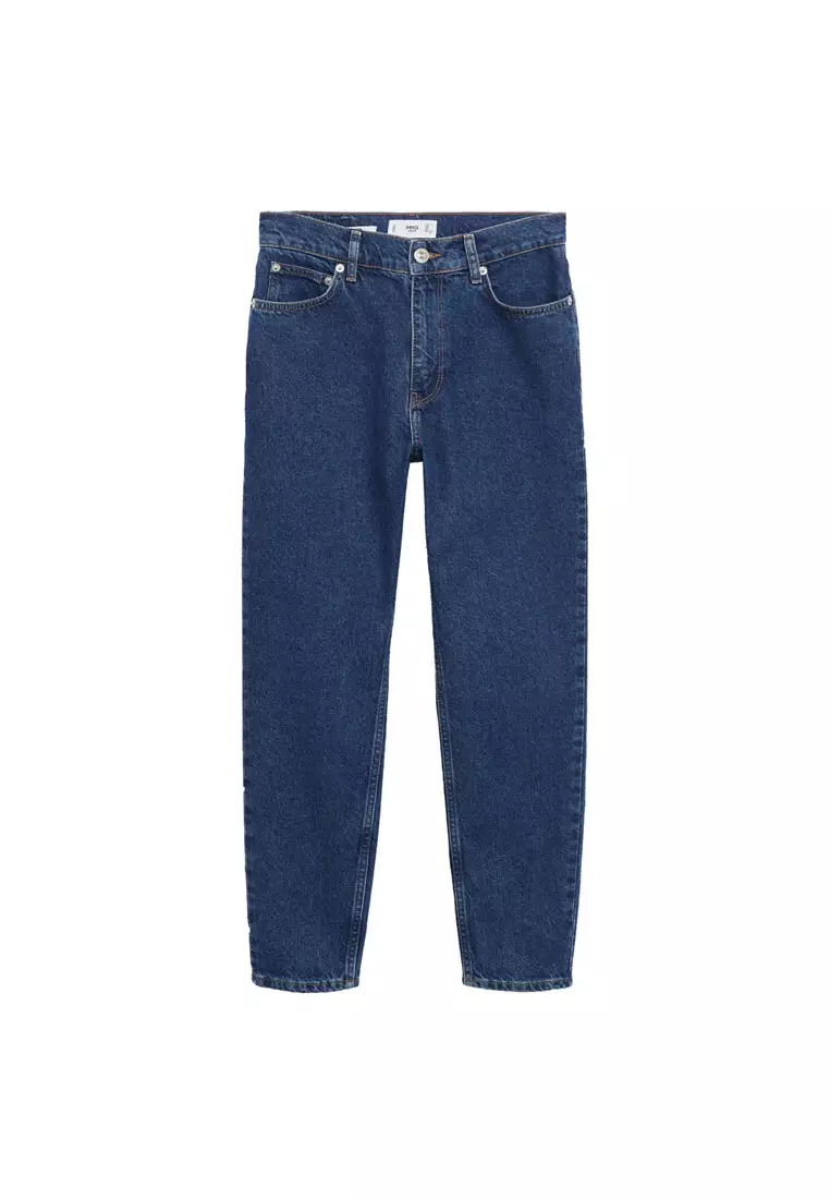 100% Cotton Mom-Fit Jeans