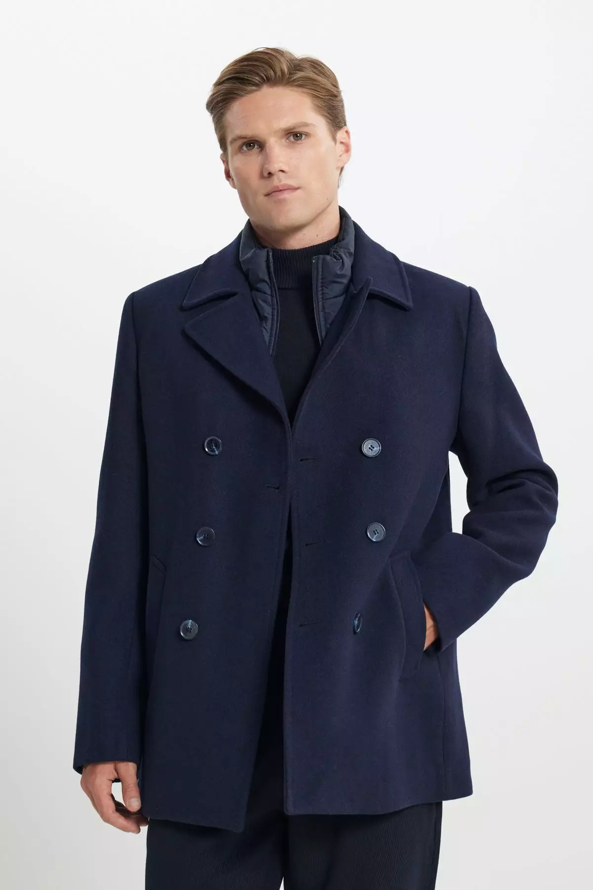 Collar Woolen Coat