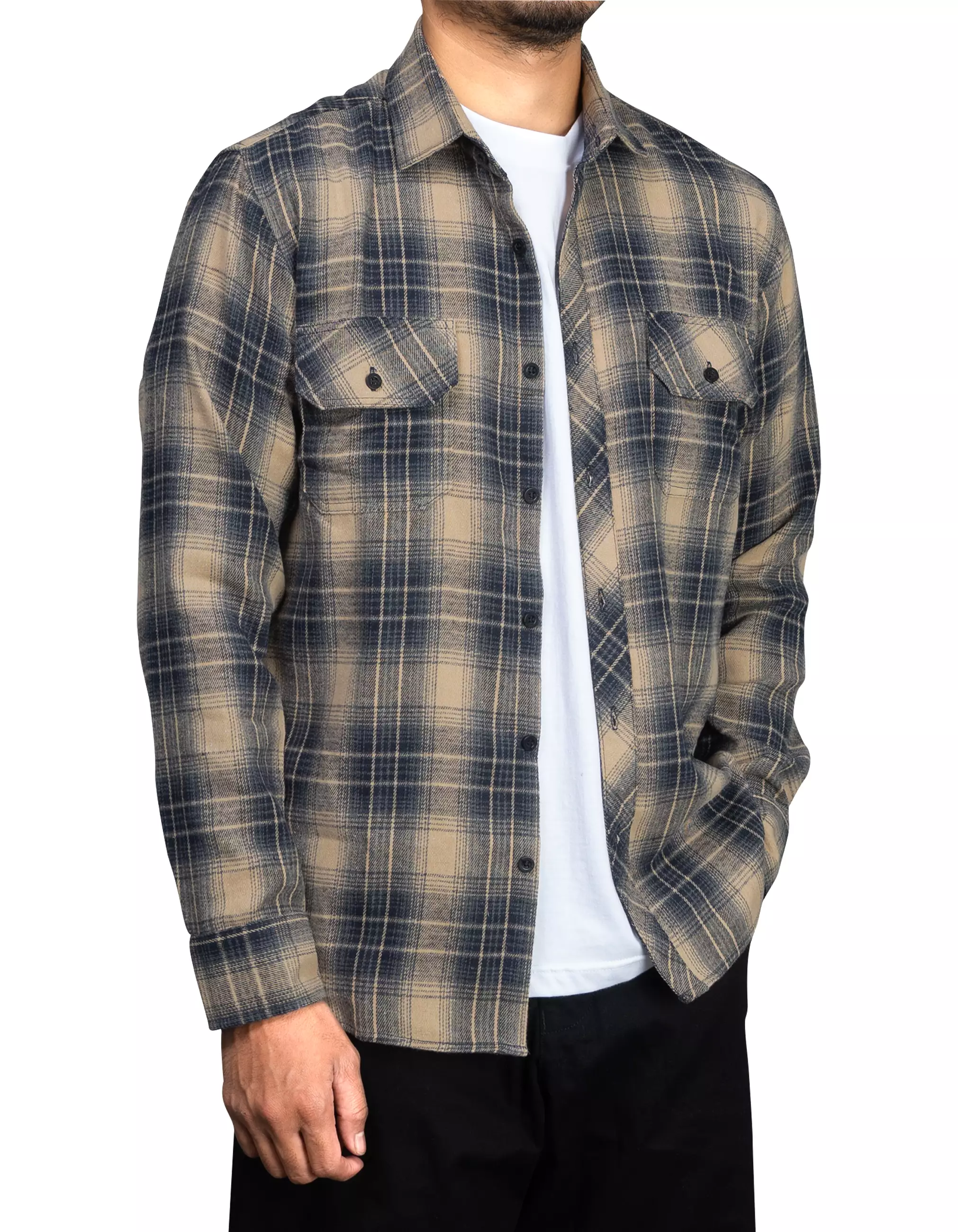 Gloaming Kemeja Flanel Veterano Unisex Velmora